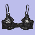 Reavel Midnight See Through Seduction Bra | Elegant & Sensual Lingerie