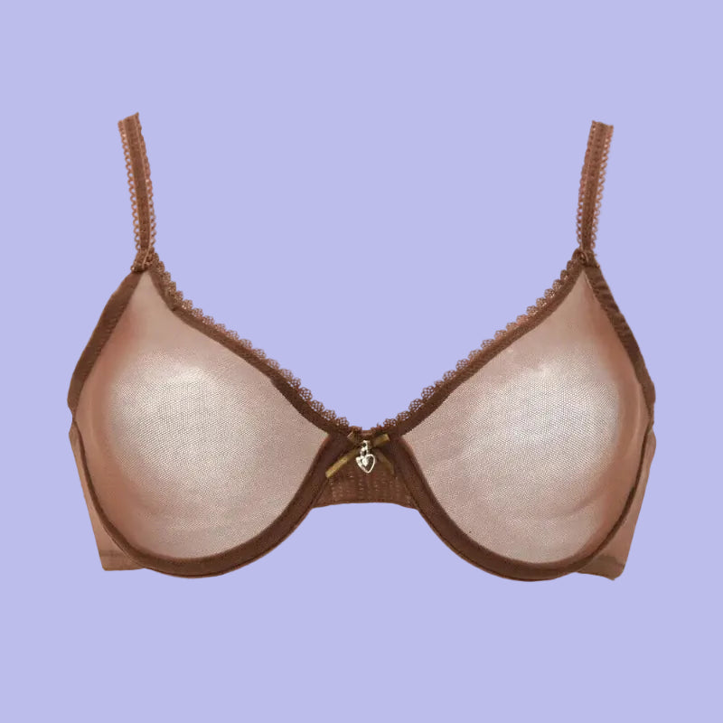 Reavel Midnight See Through Seduction Bra | Elegant & Sensual Lingerie