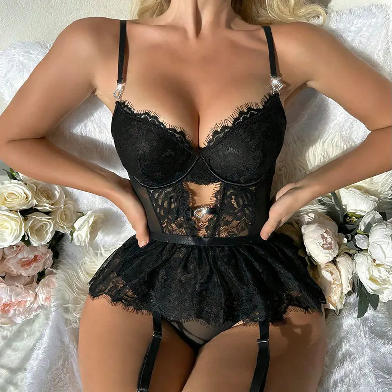 Reavel Seduce Lace Bodysuit | Elegant & Seductive Lingerie